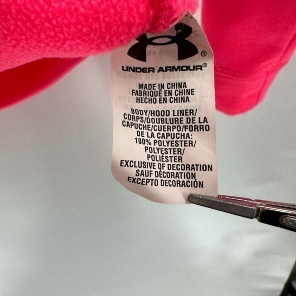 Under Armour Women's ColdGear Hot‎ Pink Hoodie (Small) - Picture 7 of 8